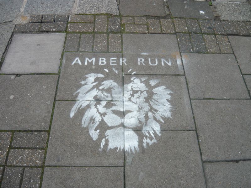 Amber Run logo, The Great Escape 2014, foto Zuzana Macháčková