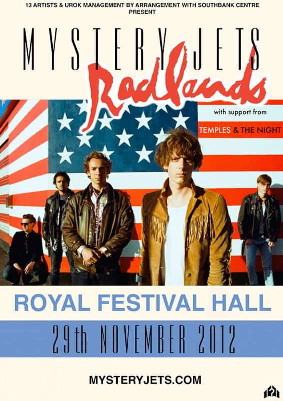 The Mystery Jets v Royal Festival Hall, foto Facebook.com/Mystery Jets