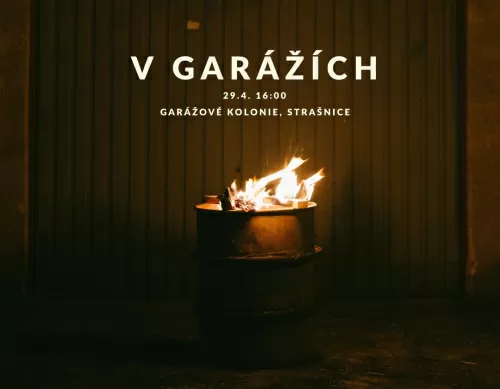 V garážích