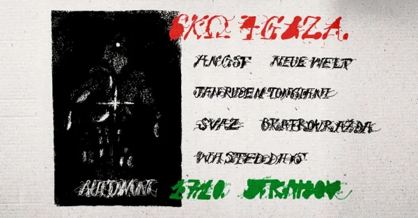 Kolektiv 6000 Ωveček zve na benefiční večer 4Gaza na Strahově