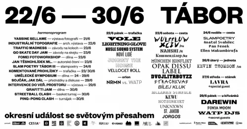 Tábor ožije nezávislým festivalem Transforma