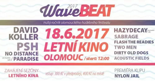 PSH, Flash The Readies, Acoustic Fields či vizuální návrat Nylon Jail. Léto v Olomouci odstartuje WaveBEAT